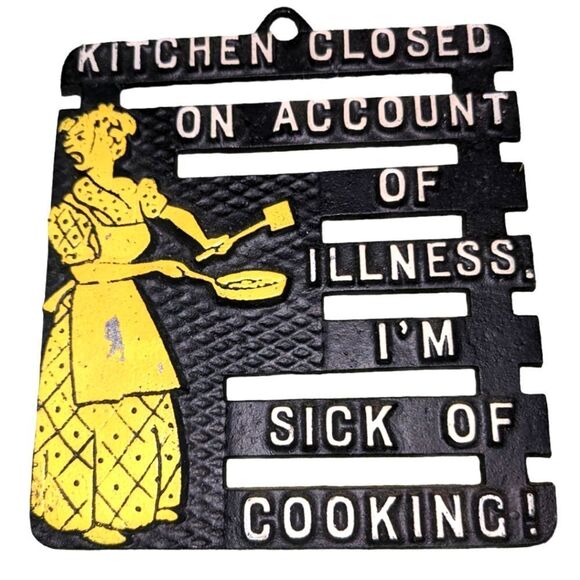 Vintage Kitchen‎ funny wall decor - Picture 1 of 5